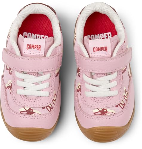 Camper Kids Girls Sneaker, Pink, 5.5 Toddler4