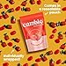Strawberry Hard Candy Individually Wrapped – Halloween Candy Bulk with Fruit-Filled Center, 2 lbs Bon Bons for Piñata Filler, Candy Bags, Party Favors