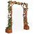 VINGLI Wooden Garden Arbor with Planter, Wedding Arch for Ceremony, Wood Garden Arbour Trellis for Plant Climbing, Pergola for Garden Backyard, Lawn, Outdoor