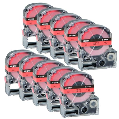 10 pbN SS12KW xe[v 12mm v^Օi SS18KW SS9KW SS24KW LW300 400 600 700 LK4WBN 4WBN ƌ݊(Black on red)