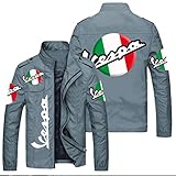 ➤【Features】: Leichte Herrenjacke mit Stehkragen und 2 Reißverschlusstaschen, Tasche bietet optimalen Stauraum für Schlüssel, Karten, Telefon und Geldbörse.Bündchen und Saum, durchgehender Reißverschluss, mit Karofutter, stilvoll und schlicht.