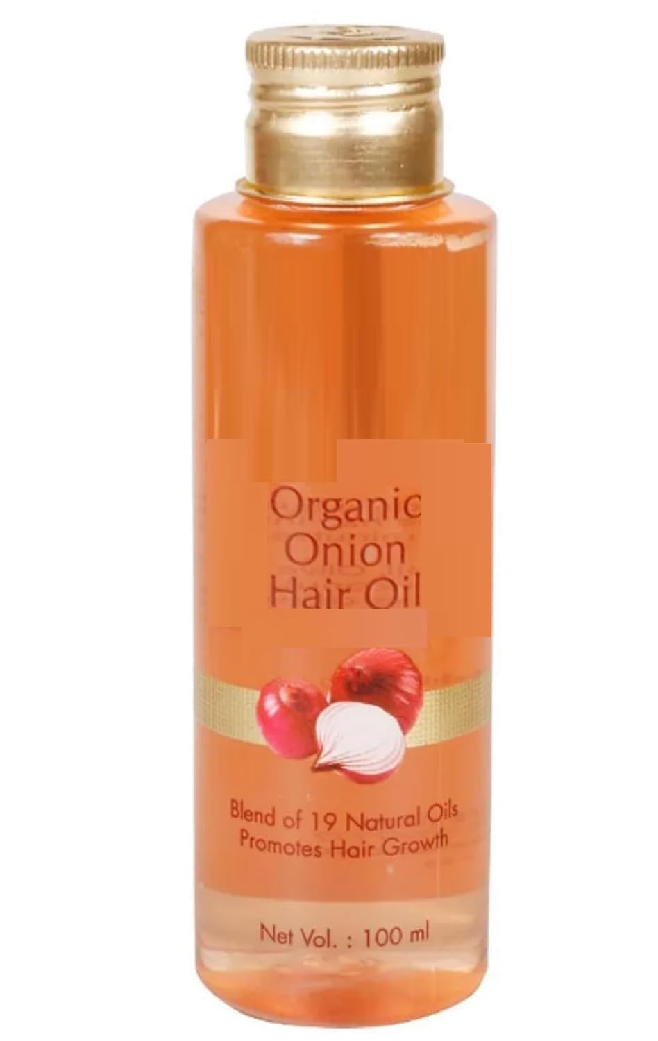 UE Organic Onion Hair Oil 100ML | Controls Hair Fall, Promotes Growth | Contains Onion Seed Oil, Olive Oil, Sesame Oil, Almond Oil | Suitable for All Hair Types