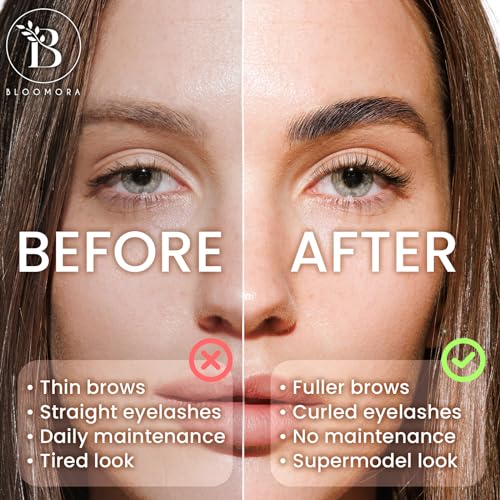 Bloomora BLLAS6523 Lash Lift Kit, Eyebrow Lamination Kit, 2-In-1 Solution, At Home Brow Lamination Kit, Eyelash Lift, Lasts 6-8 Weeks, 15 Applications, Diy Perm Kit thumb #1
