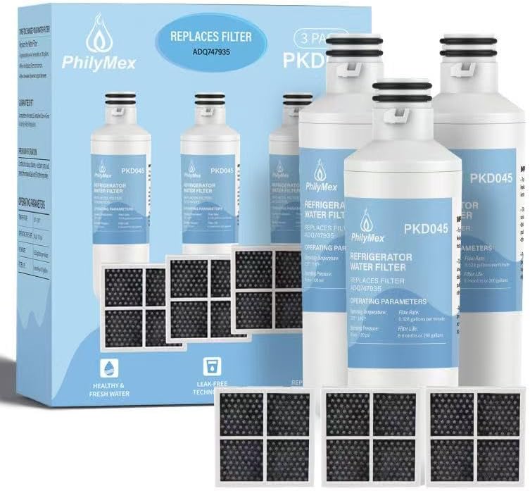 For L-G LFCS27596S LFXS28968S LHSXS2706S LRFDS3016S LRFLC2706S LRFOC2606S LRFWS2906D Water & Air Filter?3 Combo