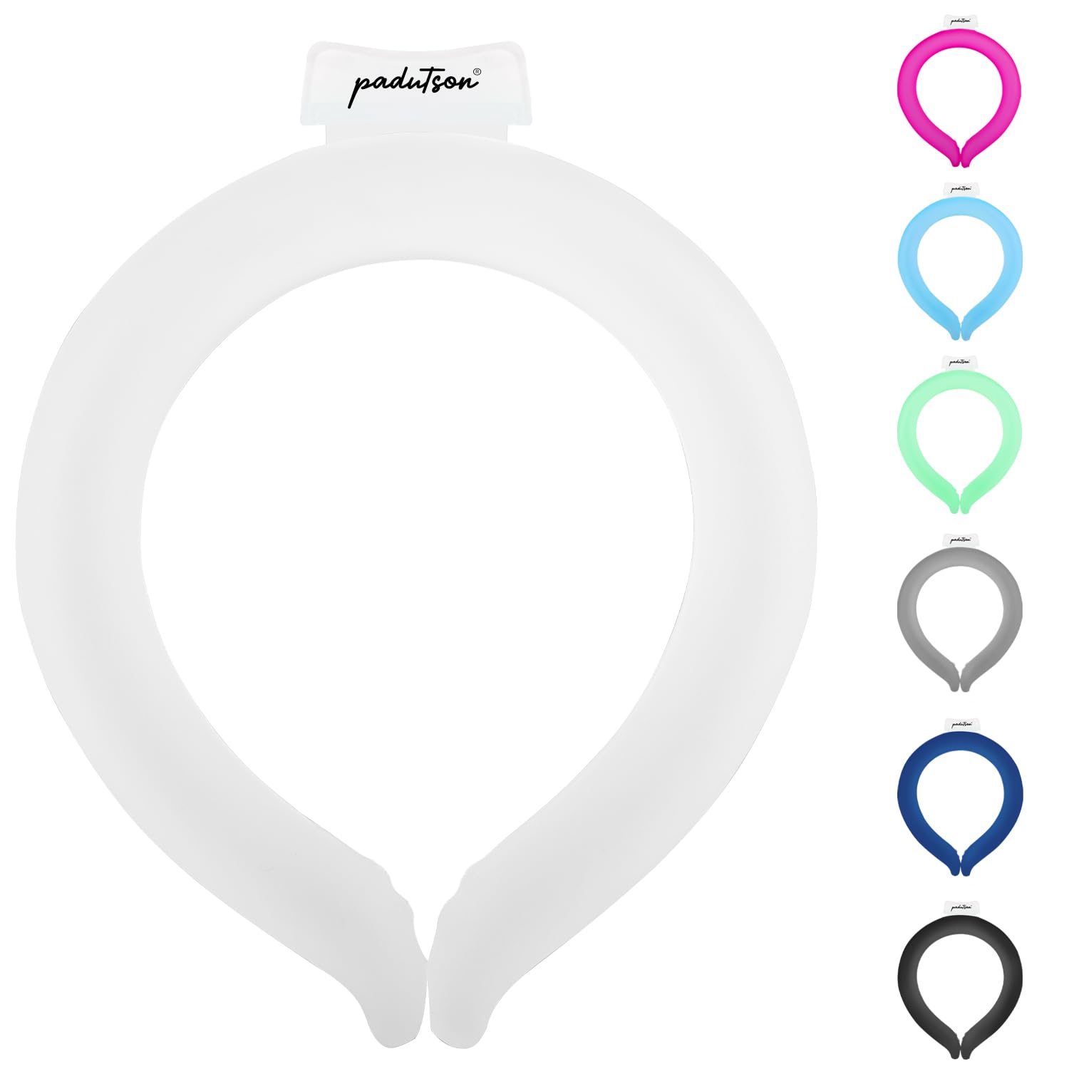 Neck Cooling Tube, Reusable Ice Neck Cooler Wearable Body Cooling Products for Outdoor Indoor, Relief for Hot Flashes and Summer