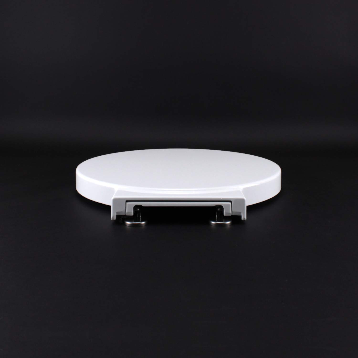 Asiento de inodoro para Arkè Galassia como original, termoendurecible, blanco, bisagra inoxidable normal