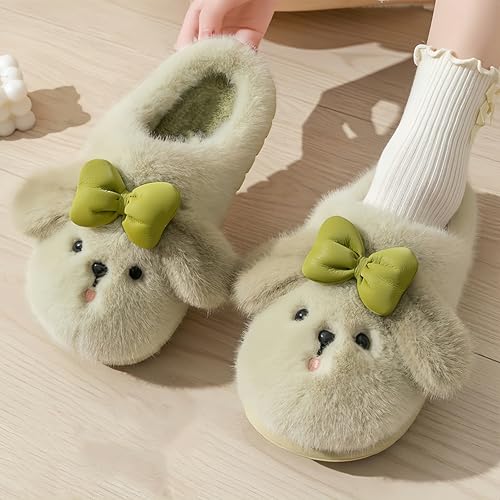 Plush Dog House Slippers Soft and Warm Anti-Slip Unisex4