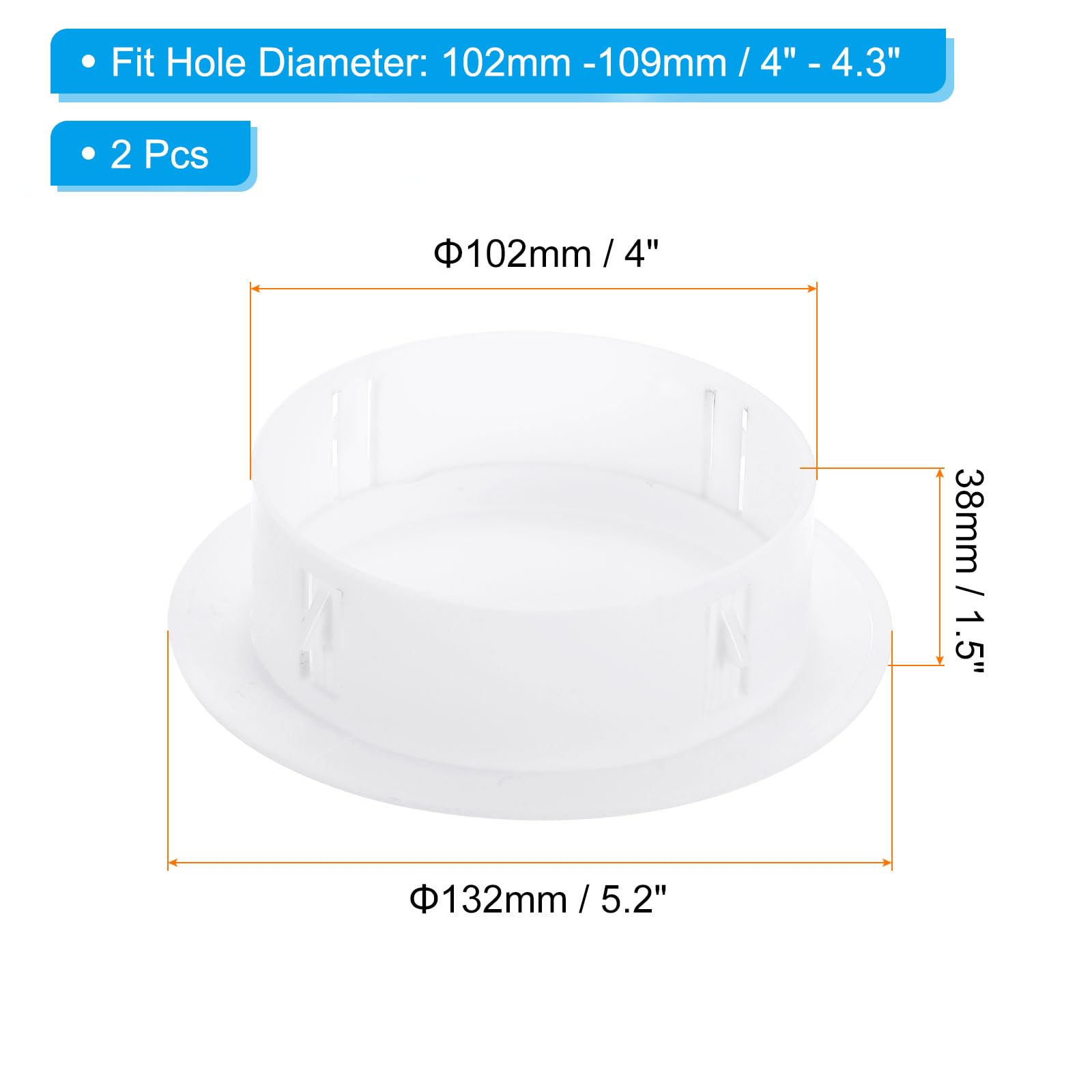 PATIKIL Air Conditioning Wall Hole Cover - Image 2