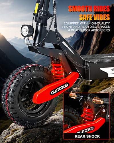 EOEOTWO Electric Scooter - 1200W Motor, 30 MPH Top Speed, 22 Mile Range - Image 5