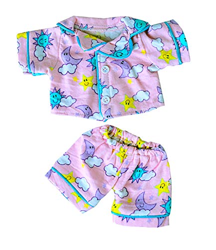 Sunny Days Pink Flannel PJ's Clothing Fits Most 8