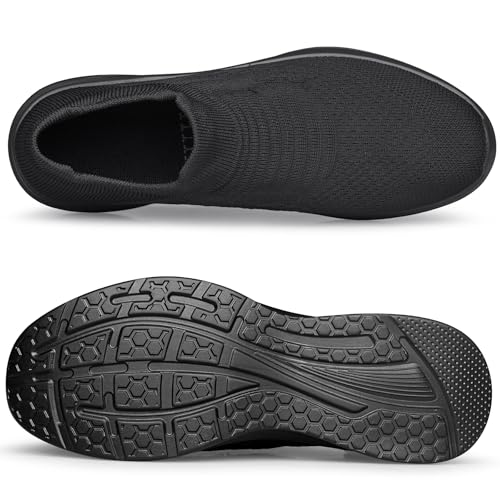 Image of vibdiv Shoes for Men Sock Sneakers Pull-on Casual Lightweight Breathable Comfortable