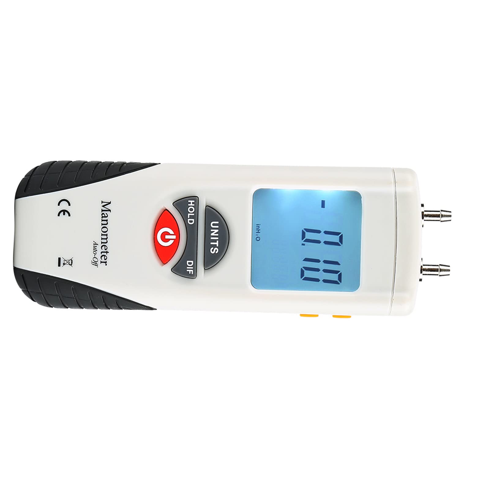 Digital Manometer, Digital Air Pressure Meter, HT-1890 Blower Filter Resistance Furnace Pressure for Air Conditioning System