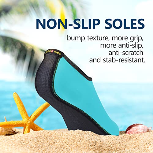 Image of JACKSHIBO Water Shoes for Women Men Quick-Dry Swim Shoes Beach Water Socks