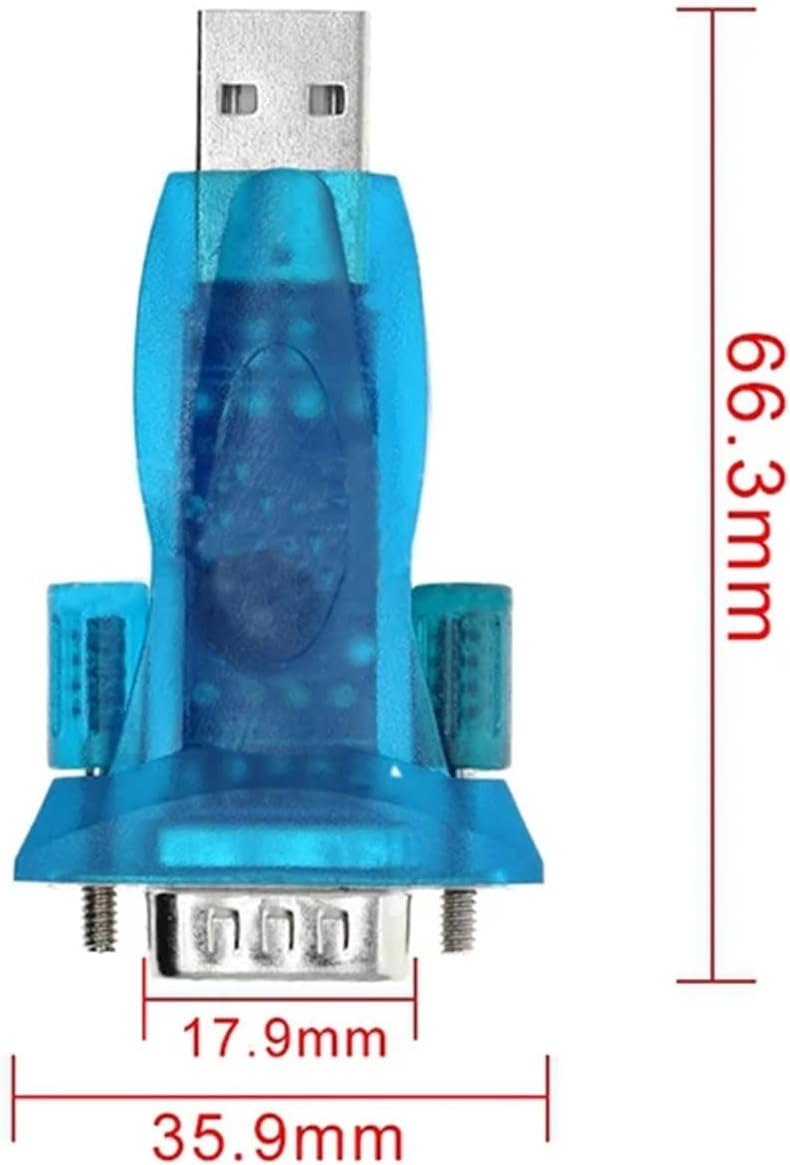 1pcs HL-340 USB to RS232 COM Port Serial PDA 9 pin DB9 Adapter Support Windows7-64