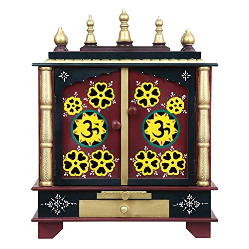 Fasherati Home Temple, Holztempel, Pooja Mandir für Zuhause