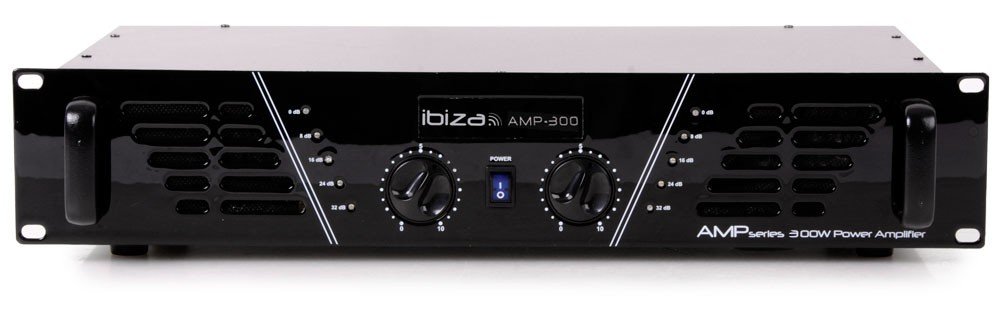 Ibiza AMP300 Amplificateur de Sonorisation 2x 240W Noir
