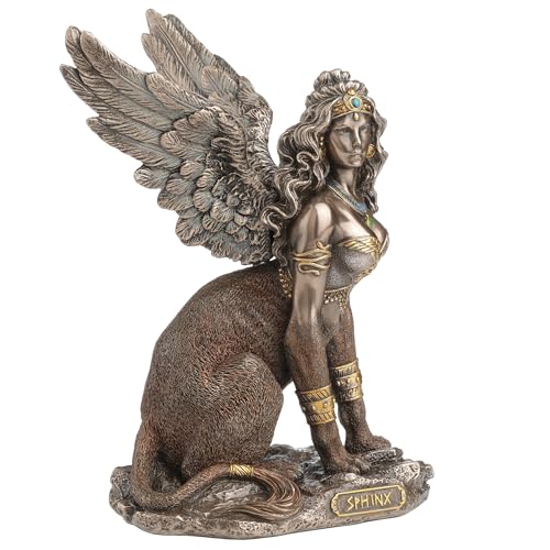 Estatua Veronese Design esfinge griega estilo antiguo miniatura 3
