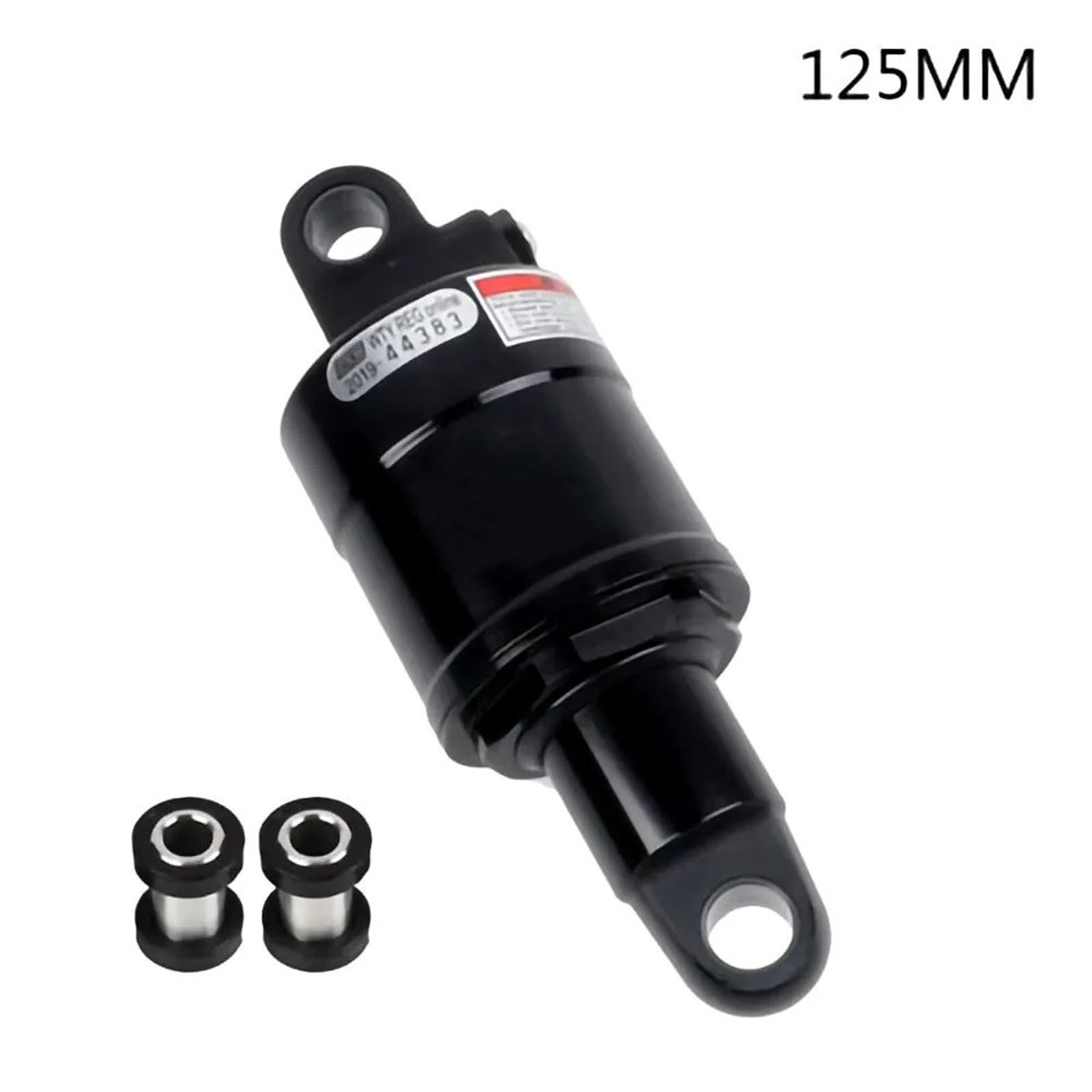 Amortiguador Eje Delantero Amortiguador Trasero De Aire con Presión De Aire Ajustable De 100Mm 125Mm 150Mm 165Mm para Bicicleta Montaña Plegable. Amortiguador Eje Trasero(125mm)