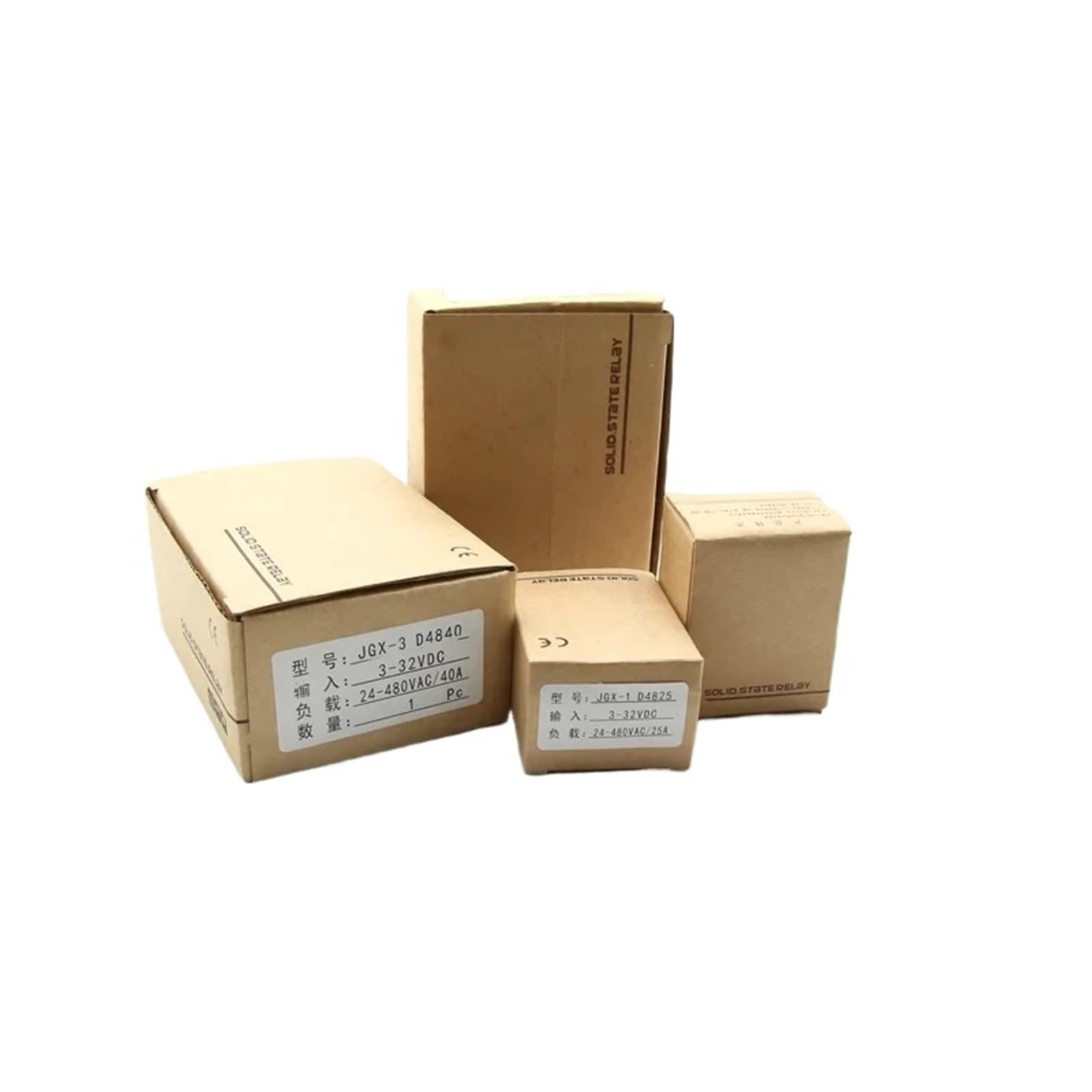 1Pcs 380V Input 70-280VAC Output 24-480VAC Three-Phase Solid State Relay SSR-10A/25A/40A/60A/80A/100A/120A AC Controlled AC(40AA) Industrial Electrical Relays