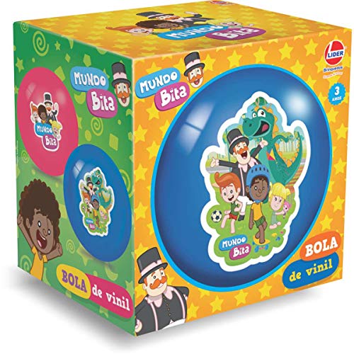 Bola Vinil Na Caixa Bita, Mundo Bita, Lider Brinquedos - 1 (UM) ITEM SORTIDO SEM OPÇÃO DE ESCOLHA DE