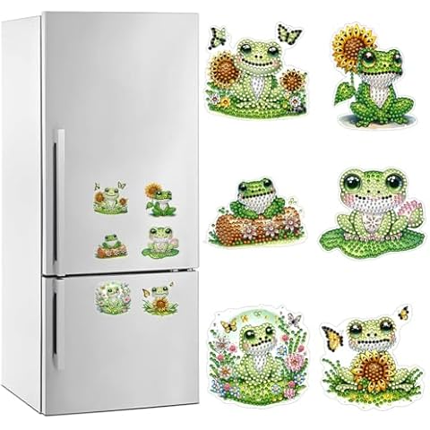 ENCOMAG Diamond Painting Fridge Magnets Kit Cover