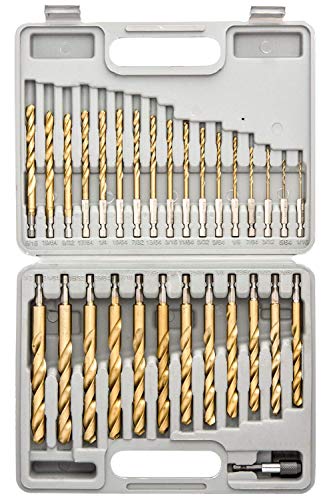 Kit de brocas hexagonais TOOLUXE 10055L, 30 unidades