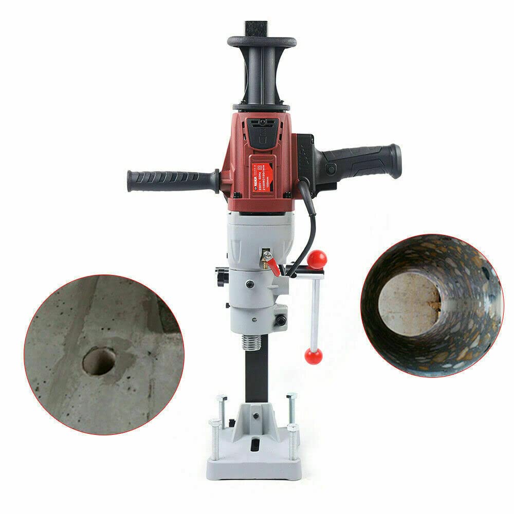 Concrete Drilling Rig Vertical Stand Drilling Machine Power Core Drills Concrete Drilling Machine Diamond Core Drill for Drilling 110V 2200W