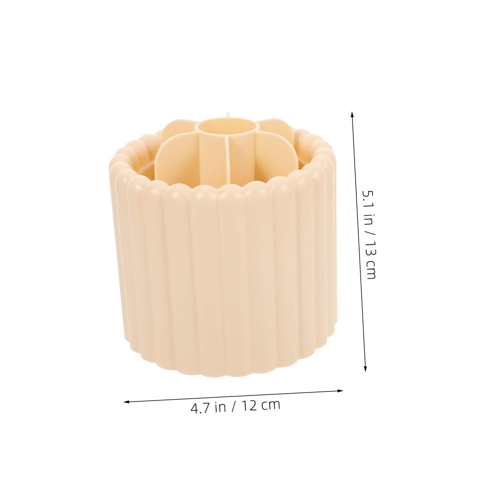 2 Pezzi Organizer Rotante per Pennelli da Trucco Scatola Multifunzionale per Pennelli e Penne Porta Cosmetici e Accessori da Scrivania Design Elegante per Bagno e Vanity