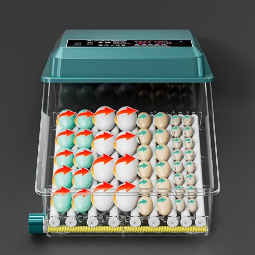 Automatic Egg Incubator 16-Tray, Digital Humidity Control with Auto Flip, Adjustable Egg Spacing, Fahrenheit Display, Suitable for Chicken, Duck, Goose, Bird Eggs, Quail Eggs - Thumbnail 2