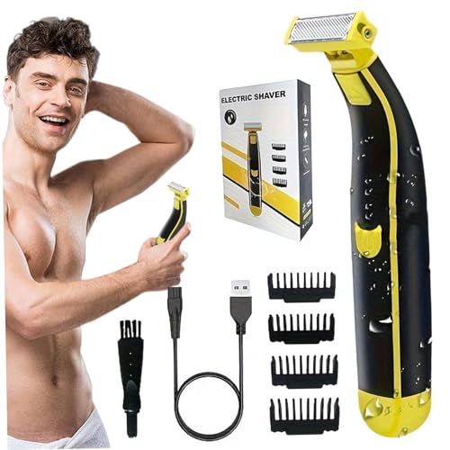 Rasoir électrique hommes et douche sous l'eau rasage corps