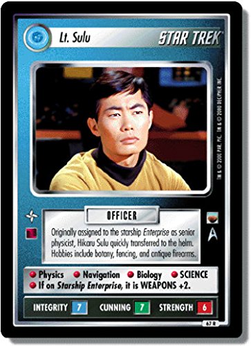 STAR TREK CCG 1E TTWT TRIBBLES LT SULU 67R+