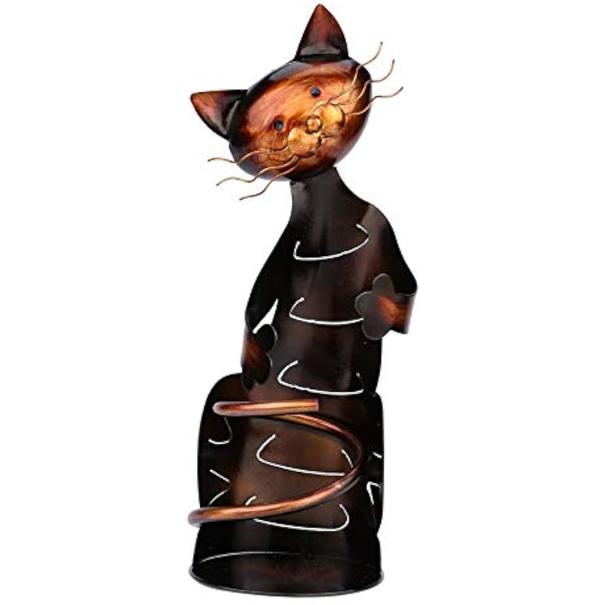 Générique Casier à vinPrésentoir de Table à vin Figurine de Chats Mignons Porte-Bouteille de Champagne Art campagnard de décoration intérieure Table à Manger