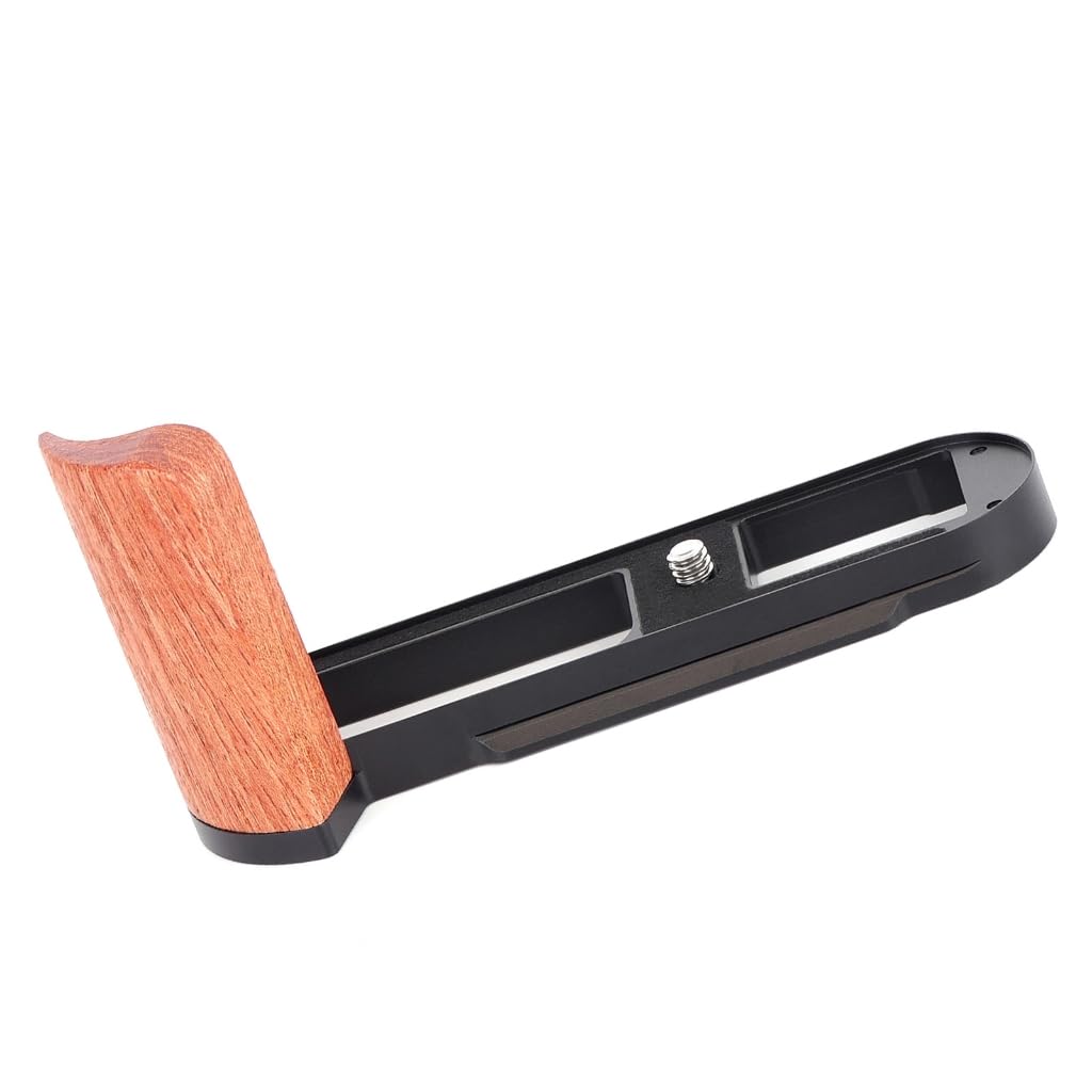 Mango de madera para trípode ARCA Q2 con base de aluminio protectora cómoda 8