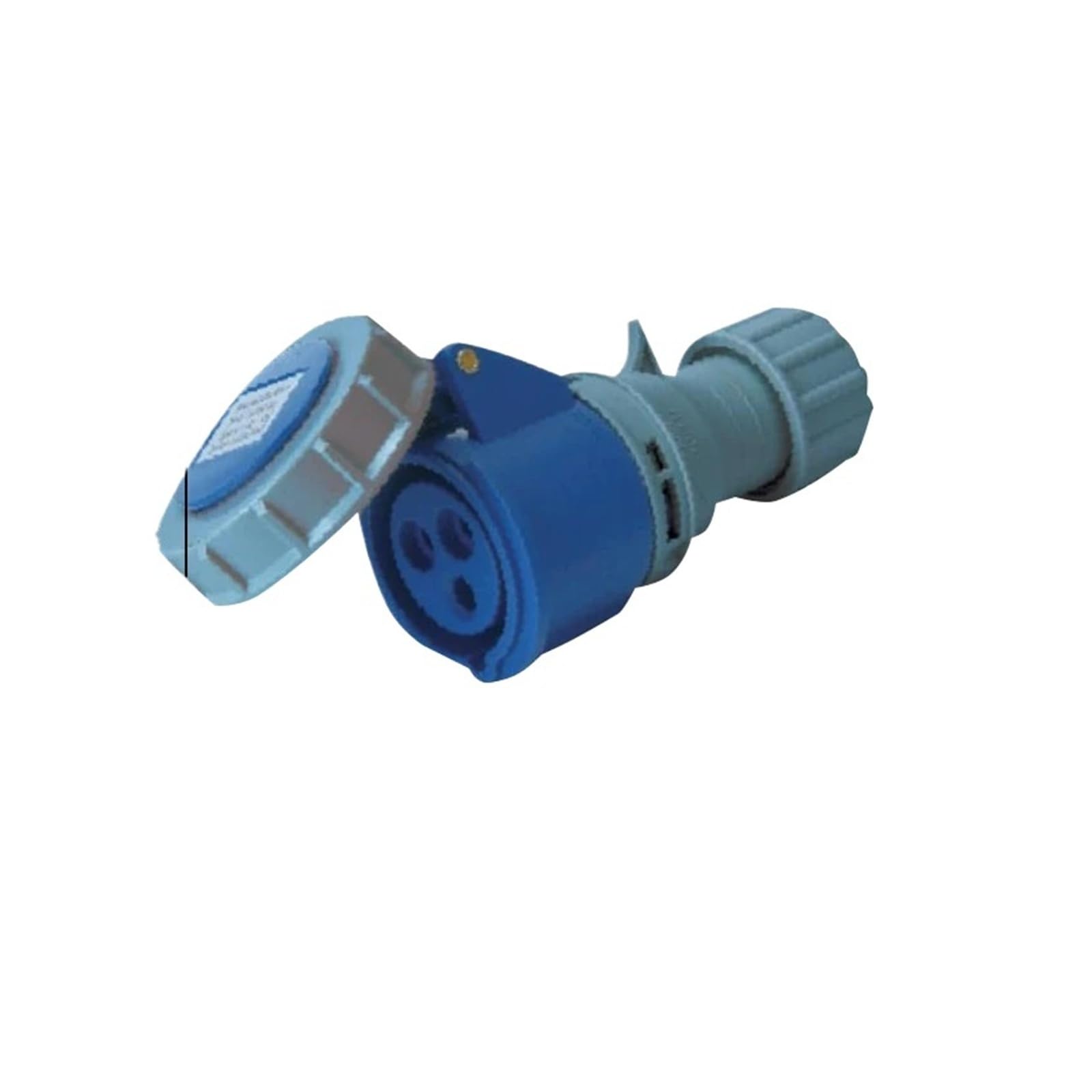 IVEKYKIBC Waterproof Industrial Plug Connector 3-core 4-core 5-core 16A/32A Aviation Socket 1-Piece IP67(XM-2132)
