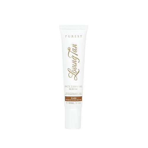 Miniatura 7 de Loving Tan NUEVO Suero de bronceado facial puro, mediano, bronceador sin sol, hecho de 97% ingredientes orgánicos certificados y derivados