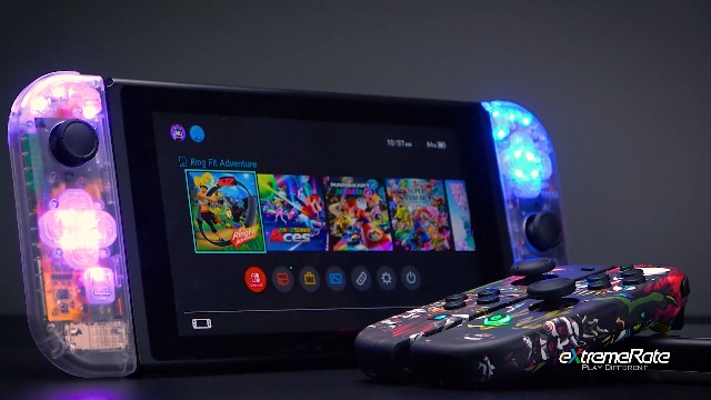 eXtremeRate 7 Colors 9 Modes NS Joy con DFS LED Kit for Nintendo