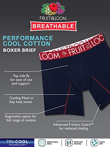 Fruit of the Loom mens Performance Cooling Boxer Briefs4