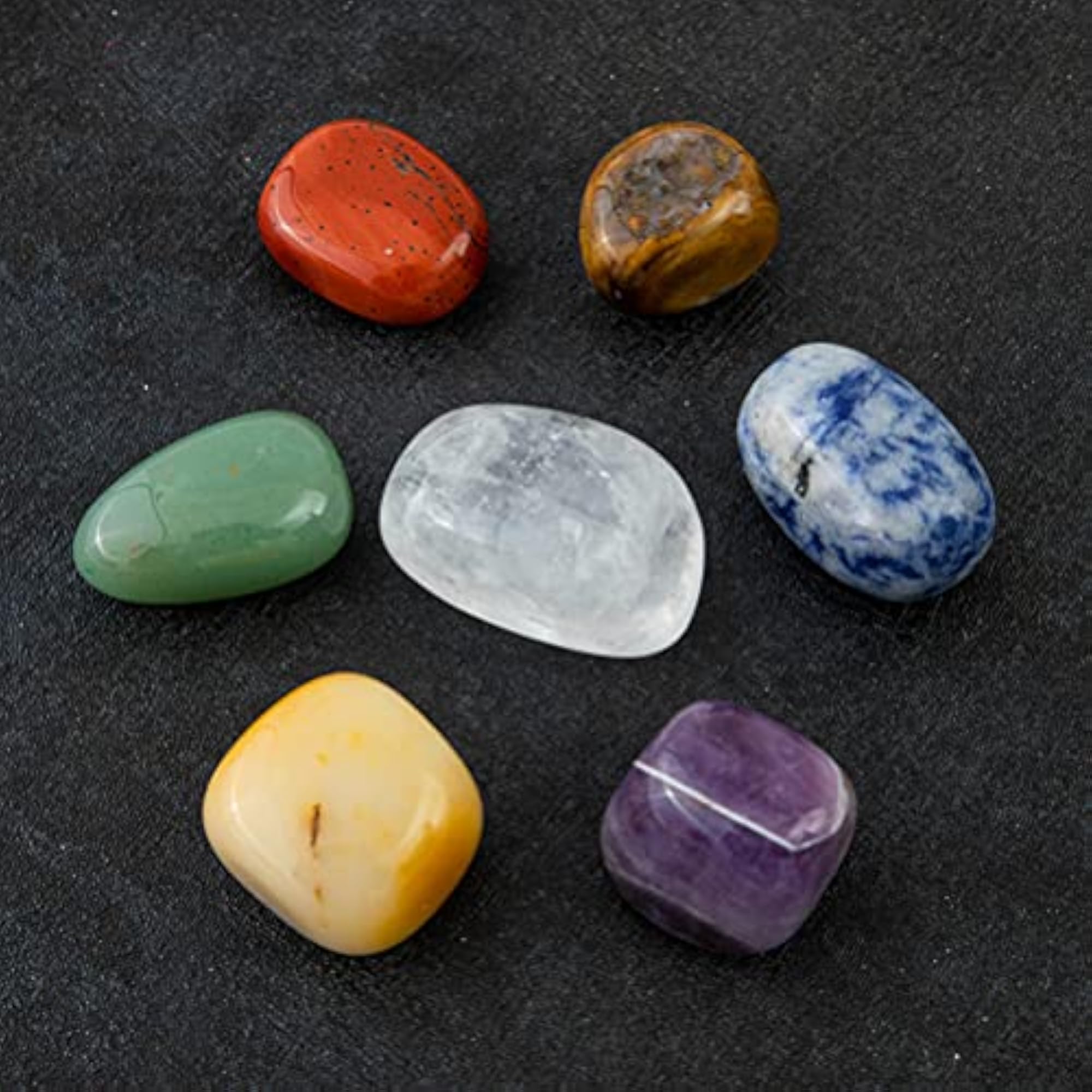 7pcs Natural Crystal Stone Healing Decoration Set