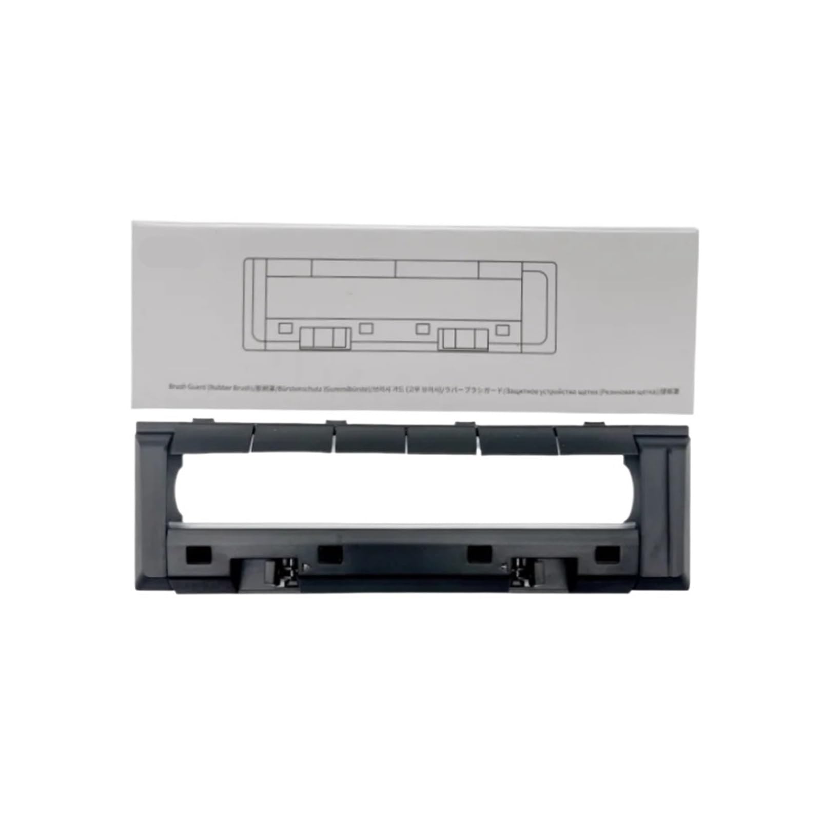 Compatibile con Dreame, copertura della spazzola principale in gomma for L10 Pro Z10 Pro D10s Mi Vacuum Mop 2 Ultra Robot aspirapolvere Parti di ricambio(Brush Cover)