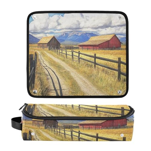 Bolsa organizadora para herramientas de cabello para mujeres con tapete resistente al calor y gran capacidad para planchas y rizadores miniatura 3
