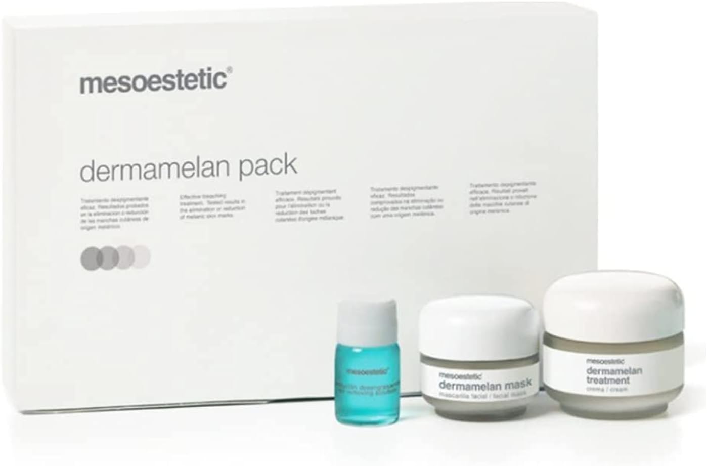 Dermamelan Pack - Depigmenting Solution (Dermamelan Mask 10G, Treatment Cream 30G, Oil Removing Solution)