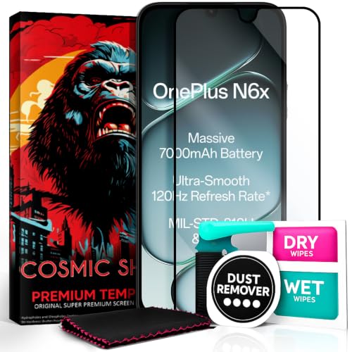Image of Tempered Glass Screen Protector Guard for Oneplus N6x | Anti Reflection Technology, Military Grade, Extreme Touch Response, Easy Install Kit