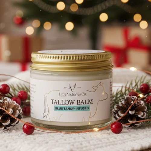 2.0 floz Beef Tallow for Skin Care - Grass Fed Tallow & Honey Bal...