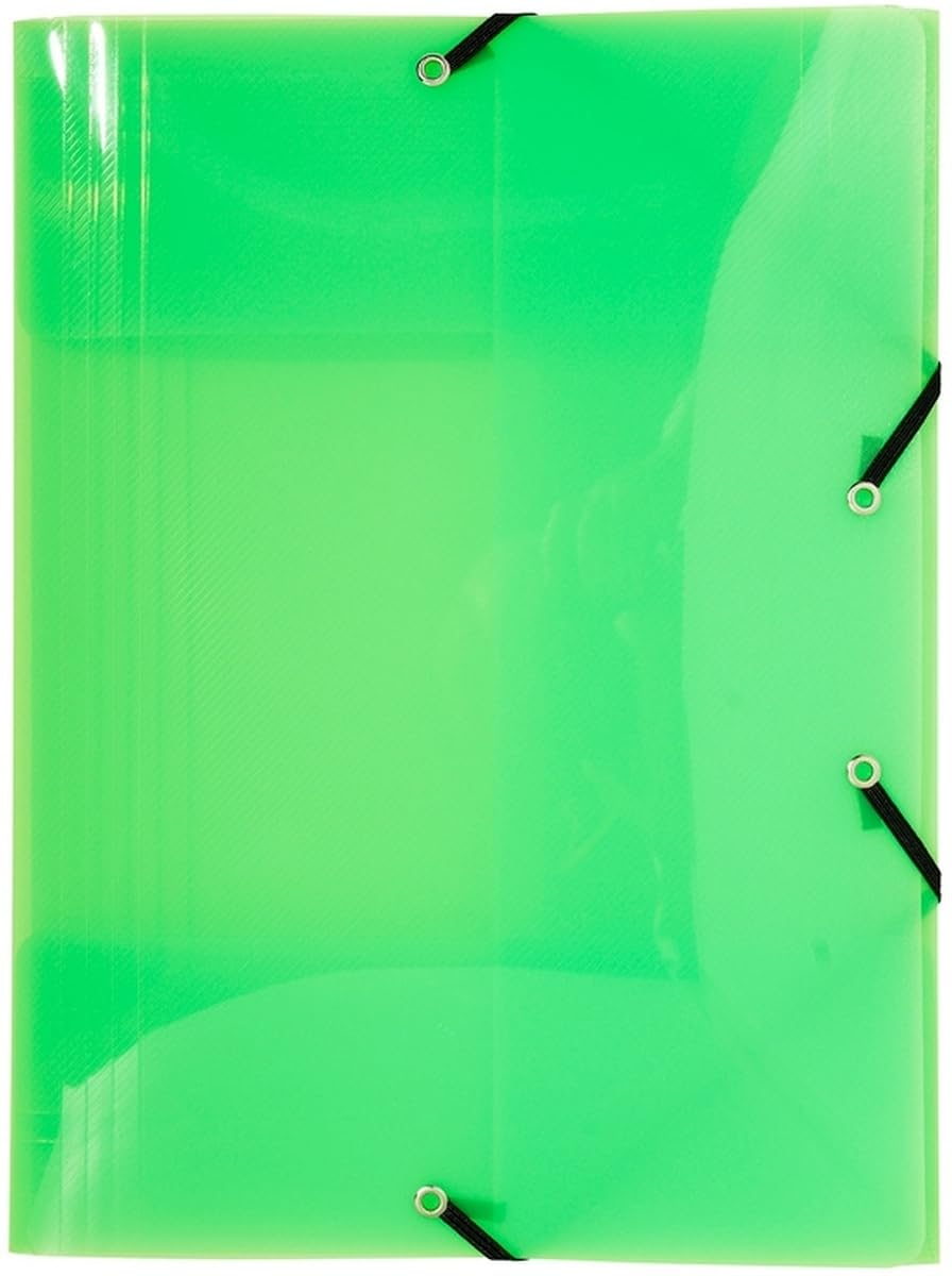Exacompta 10 x Eckspannmappe Crystal A3 PP farbig Sortiert