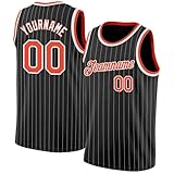 Personalisierbares Basketballtrikot für Herren, Basketball ärmelloser Jersey Shirt mit Name Nummer Team, Basketball ärmelloser Jersey Shirt mit Name Nummer Team