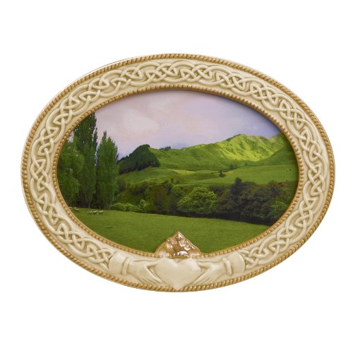 Grasslands Road 448684 Celebrating Heritage Celtic Claddagh Frame, 5-1/2 by 7-1/2-Inch, Holds 4 by 6 Photo