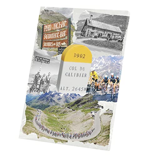 Poster Col du Galibier tableau déco vélo Tour de France 60x85 cm