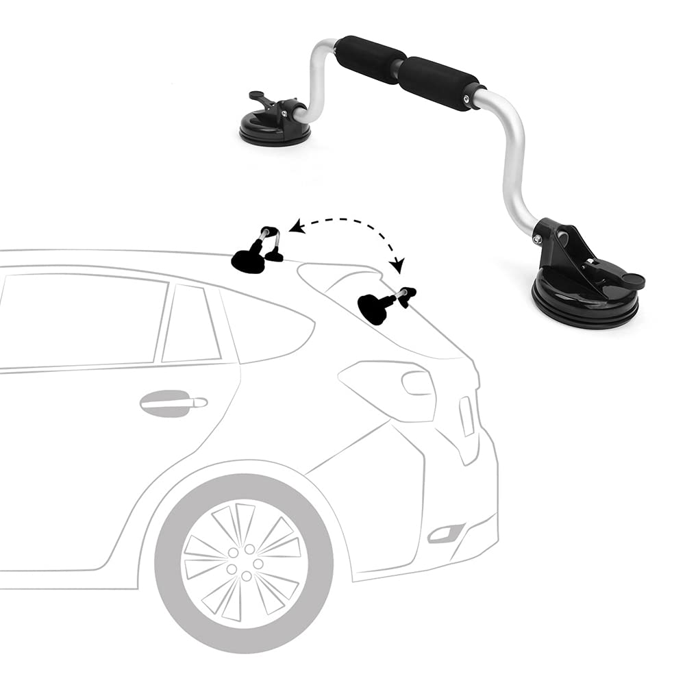 Rodillo para Kayak, Asistencia de Carga con Soporte de ventosas de Servicio Pesado, portaequipajes Universal para Kayaks, antivibración Liviana, para Tabla de Surf de Canoa y Barco