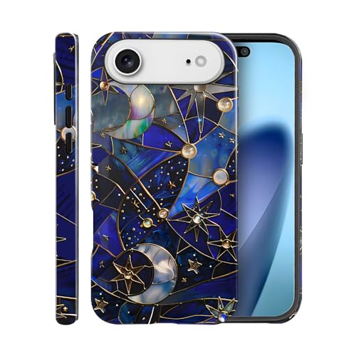 Coque P19JL Air rigide hybride lune étoiles résistante aux rayures