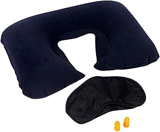 وسادة سياحية - كحلي، قطن، قياسي